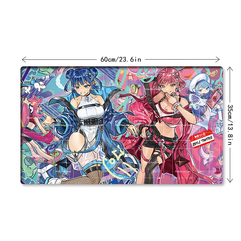 Amazon.com: New Mlikemat Playmat Evil Twins Ki-sikil & Lil-la TCG